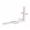 Sayayo Shelf Bracket Heavy Duty Wall Shelf Brackets Stainless Steel
