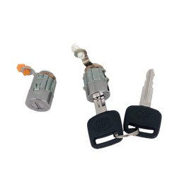 Golden Selection Door Lock Cylinder with 2 Keys Compatible with 1996-1999 Mitsubishi Eclipse 2.4L Dodge Avenger 2.5L V6 2.0L L4 DL-258 DL258 MR286058 MR264482 MR264481