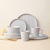 Stone Lain Celina Modern Stoneware 16-Piece Dinnerware Set, Plates and