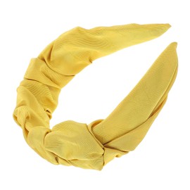 Outanaya Simple Pleated Fabric Headband for Face Washing and Makeup Soft Wide Brim Hair Accessory Elegant Design Solid Colors for Skincare and Daily Use