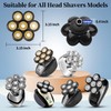 Roziapro Upgrade 7D Freedom Head Shaver Replacement Blades Electric Shaver
