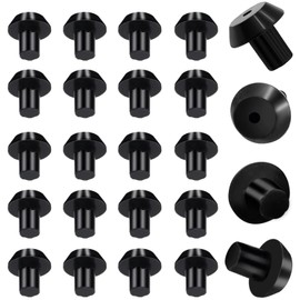 24Pcs WB2K101 WB02T10461 Stove Grate Rubber Feet fit for GE Kenmore Range Burner Cooktop Grate, 3/16" Hole Gas Stove Top Grate Feet Replace WB02K0101 AP2622260 PS241358 by Beaquicy