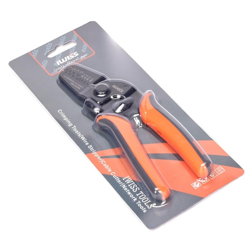 iCrimp IWS-2520M Mini Crimping Tools, Crimping Tool with Open Barrel