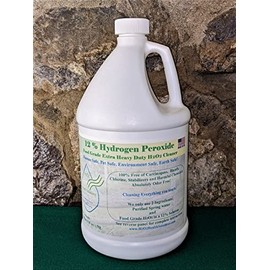 12% Hydrogen Peroxide Food Grade, We only use Two Ingredients, H2O2 and Water. USA Made.