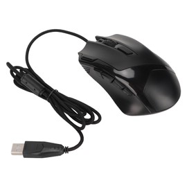 Gaming Wired Mouse RGB 6 DPI Levels High Accuracy Black 7200DPI Wired Mouse for Desktop Computers Laptop