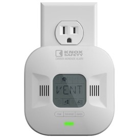 Knox Safety Plugin Carbon Monoxide Detector with 10-Year Battery Backup