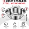 FillTouch 2 Pack Large Mixing Bowl Oversized All Purpose 304