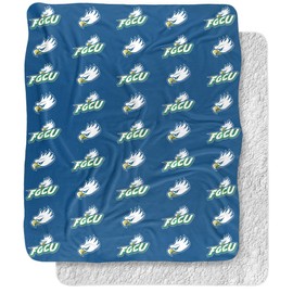 Florida Gulf Coast University Blanket, 50"x60" Logo Pattern, Silky Touch Sherpa Back Super Soft Throw Blanket