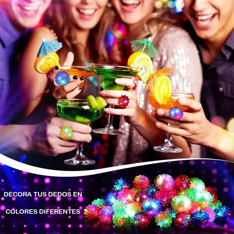 Juguetes Luminosos Neon Fiesta Led Luces Batucada Cotillones