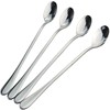 8 Inch Long Handle Spoon Iced Tea Spoons, 4pcs Coffee