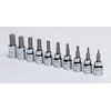 Eastwood 10 Piece 3/8in Drive Metric Hex Bit Set Chrome