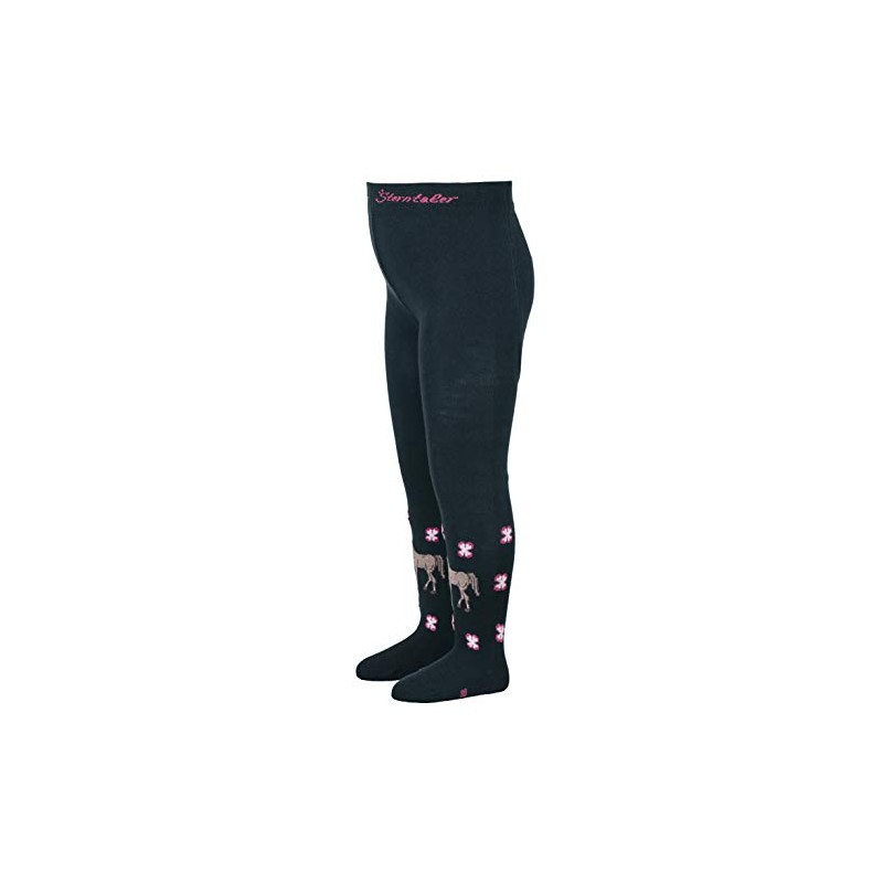 Sterntaler Baby Girls' Horse Tights, navy