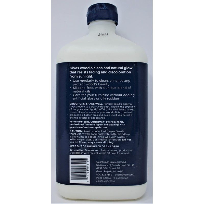 Guardsman 461500 16 Oz Cream Wood Polish