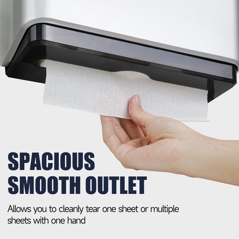 AIKE Wall Mount Paper Towel Dispenser, Fit Multifold Paper Towel