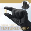Schneider & Kingfa Black Nitrile Disposable Gloves XL Latex &