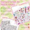 2743 Piezas Diamantes Autoadhesivas Brillo, Decora y Personaliza Cualquier Objeto