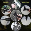 15In1 Axe Hammer MultiFunctional Camping Survival Screwdrivers Pliers Bottle Opener(Black