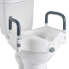 300 Lbs Load Capacity 5-Inch Lift Height Widened Commode Elevated