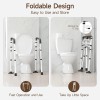 WAYES US Toilet Safety Rails Adjustable Toilet Safety Frame for