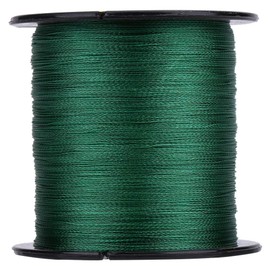 GLOGLOW Geflochtene Angelschnur 300m PE Geflochten 4 Stränge Super Starke Angelschnüre Multi-Filament Fisch Seil Schnur Grün(1)