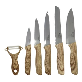CL Set De Cuchillos Profesionales Acero Inoxidable Mango Tipo M