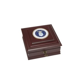 Allied Frame US Air Force Medallion Desktop Box
