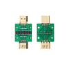 Teansic 2 Pcs HDMI A Connector with Test PCB Board,2.54