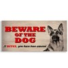 #1116 Beware of The Dog - German Shepherd Sign/Plaque