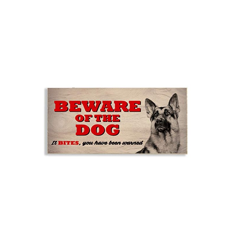 #1116 Beware of The Dog - German Shepherd Sign/Plaque