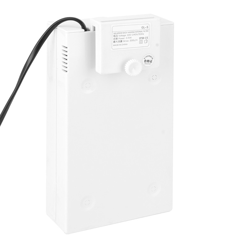 GL-5 Aquarium Back Hanging Internal Filter Pump Mute Waterfall Pump