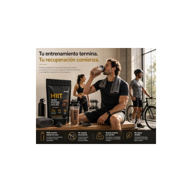 Hiit Prote Aislada Suero Leche 100 Whey Isolate