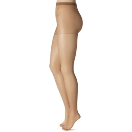 No nonsense Women's Plus 2 Regular Pantyhose with Reinforced Panty and Toe, Medium Tan - (6 Pair Pack), Medium Tan - 6 Pair Pack, 2 Plus