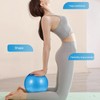 Kisangel Pilates Ball Exercise Ball Small Workout Ball Portable Trainer