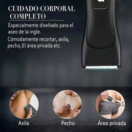 Operacion Rasuradora Electrica Barba Zona Intima Afeitadora para Cabeza Cortadora de Cabello Maquina de Afeitar Hombre Corporal para Todo Cuerpo Porta