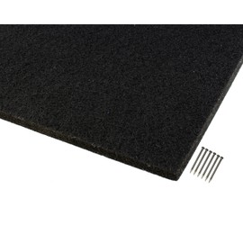 LTD Light Sound Absorption Color Hard Felt Board 300x300x9 mm Black