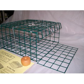 E-Z Catch Fold A-Way Two Door Blue Claw Crab Trap w/ 20' Rope & Buoy