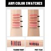 Erinde 2 colore Peel - off Lápiz de Labios, 2-in-1
