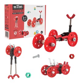 The Off bits Vehicle Stem Building Toys, Educational Build Your Own Robot Toy for Kids Age 6 7 8 9+ Year Old Boys and Girls, Stem Toys Engineering Kit, Construction Toys Steam Gift - FormulaBit