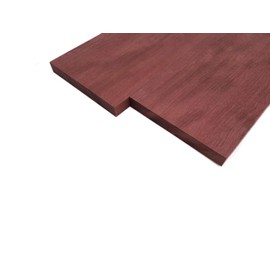 Barrington Hardwoods Purpleheart Lumber Board - 3/4" x 6" (2 Pieces) (3/4" x 6" x 48")