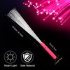NUDALA 36Pack Pink Glow Sticks Light Up Fiber Optic Stick