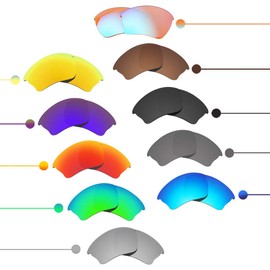 Oak&ban Polarized Replacement Lenses for Oakley Half jacket XLJ Sunglass-Multi Options (Green)