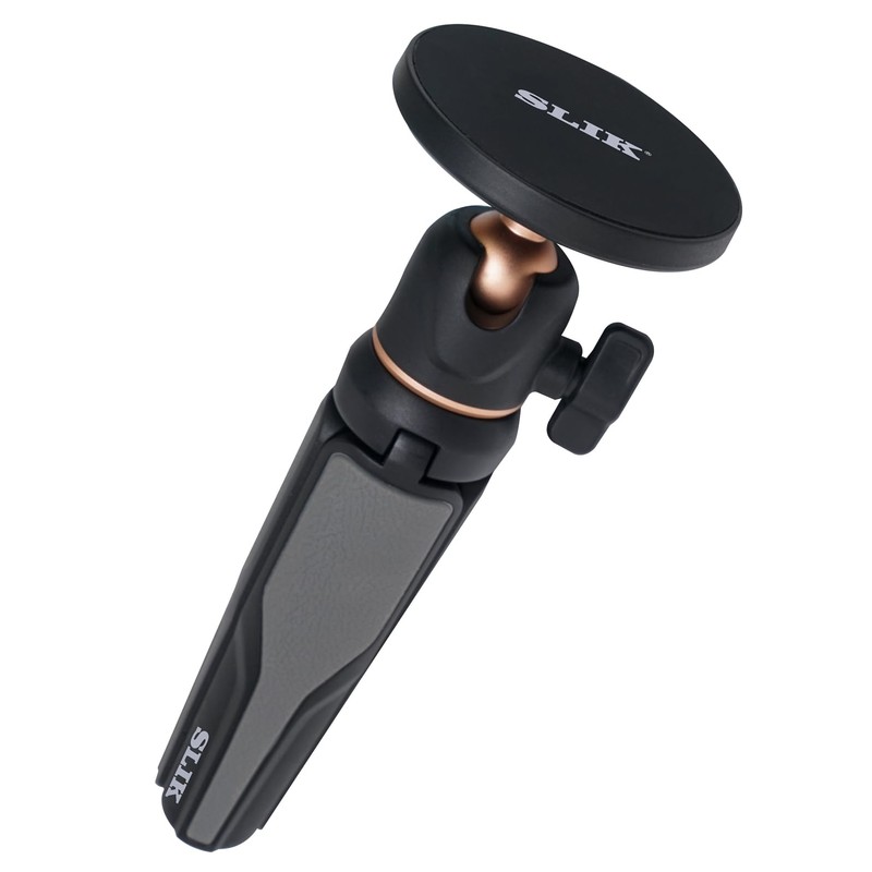 Slick 246788 Smartphone Tripod, Black, Compatible with Magsafe, Magnetic Ring