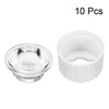 uxcell 10 pcs 20mm LED Lens 120 Degree with White