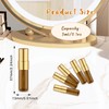 30 Pcs Golden Vials Mini Spray Bottle Amber Glass Fine