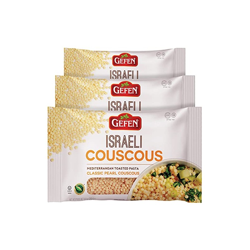 Gefen Israeli Classic Pearl Couscous, 8.8oz (3 Pack) All Natural