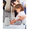 Bosilunlife Foaming Soap Dispenser - Beige Grey Ceramic Soap Dispenser