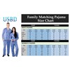 USBD Family Matching Pajamas Premium Cotton Blend Sleepwear Set (Large,