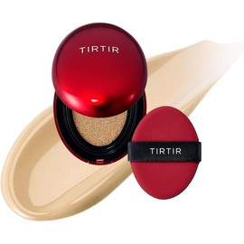 TIRTIR – Mask Fit Red Cushion (MINI) 4.5 g – TONO 24W SOFT BEIGE – Base de maquillaje de alta cobertura cushion – alta cobertura – larga duración hasta 72 h – acabado satinado – ligera y transpirable