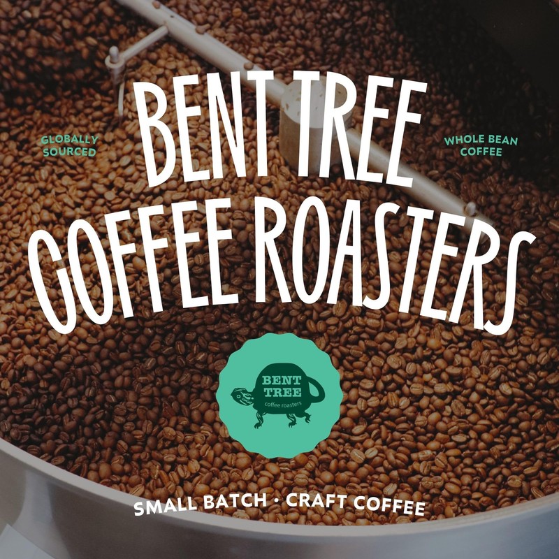 Bent Tree Coffee Roasters Organic Coffee, 12oz (PB&J Blend), Whole