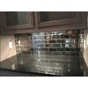 2" x 6" Wide Beveled Subway Antique Mirror Tile Backsplashes